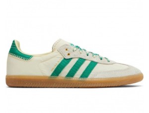 ADIDAS X WALES BONNER SAMBA CREAM WHITE BOLD GREEN